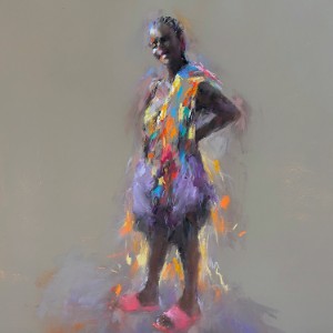 Expositie Dinie Boogaart - Beautiful people, tekeningen in pastel